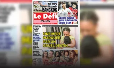 Voici la Une du Défi Plus de ce samedi 26 mai