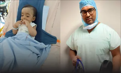 Le bébé mauricien Nuraym opéré à La Réunion : le Dr Ramlugun fait le déplacement de France à ses frais  
