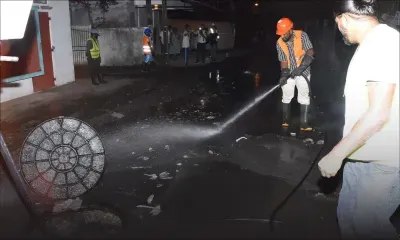 Eaux usées sur la route à St-Paul : la WWMA annonce le remplacement des tuyaux datant de 40 ans 