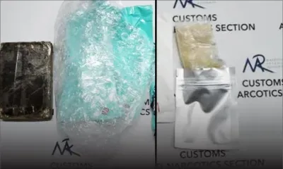 À la poste : Rs 474 000 de résine de cannabis et de méthamphétamine saisies