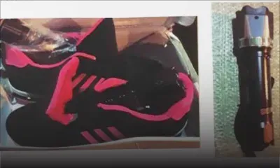 La MRA saisit 31 tasers dissimulés dans des chaussures de sport 