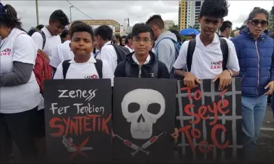 [En images]Port-Louis : une marche pour dire non à la drogue ce jeudi