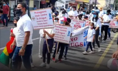 Goodlands : marche pacifique pour dire non à la drogue