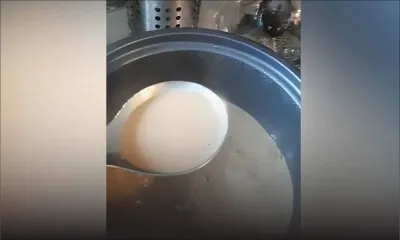 À court de gaz ménager : elle prépare du thé dans un... Rice Cooker