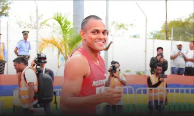 JIOI - Athlétisme : le sprinteur mauricien, Jonathan Bardotier, l'emporte sur 100 m