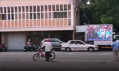 Rue Desforges : un écran géant devant le bureau de Navin Ramgoolam