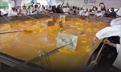 A Bagatelle : le groupe Inicia tente de battre le record du monde du «largest scrambled eggs»