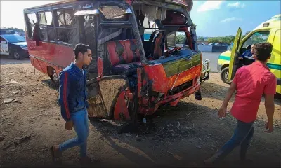 En Egypte, 20 morts dans un accident de minibus