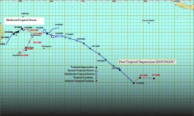 Météo : la tempête tropicale modérée Eleanor à 650 km de Maurice