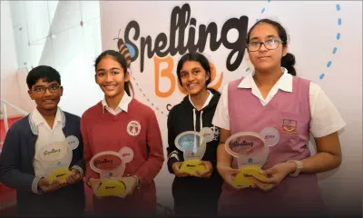 Compétition sur la connaissance de l'orthographe en langue anglaise : les gagnants récompensés