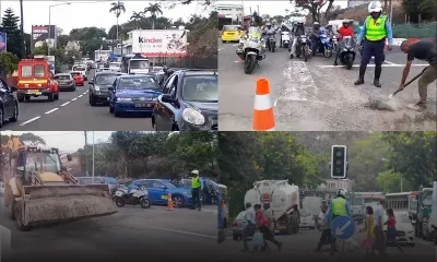 Des travaux de tout-à-l'égout à l’origine d’un embouteillage monstre à GRNO