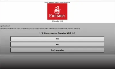 Attention à l’arnaque aux billets d’avion gratuits