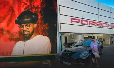Emran Limbajee, le DJ qui roule en Porsche