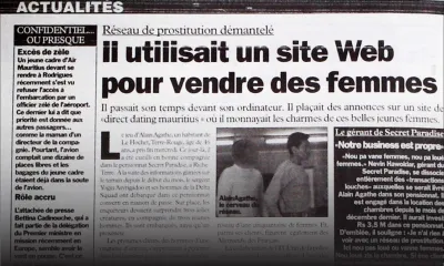 Moeurs : Alain Agathe réactive son réseau de prostitution 15 ans après