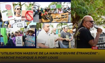 "Utilisation massive de la main-d'œuvre étrangère" : marche pacifique à Port-Louis