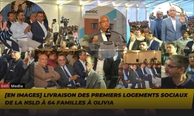 [En images] Livraison des premiers logements sociaux de la NSLD à 64 familles à Olivia
