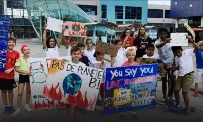 [En  images] Mobilisation des jeunes de Fridays for Future à Maurice