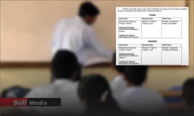 Rentrée scolaire : voici les dates à retenir  