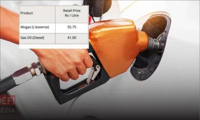 Carburants : le litre d’essence à Rs 55.75 et le diesel à Rs 41.00