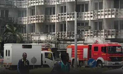 Curepipe : l’hôtel Europa en proie aux flammes