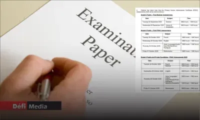 Voici le calendrier des examens du PSAC