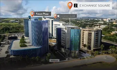 Deuxième phase du Exchange Square Precinct : MaxCity dévoile 2 Exchange Square à Ébène