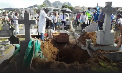 Cimetière de Saint-Pierre : le corps de Dylan Éléonore exhumé ce mardi matin