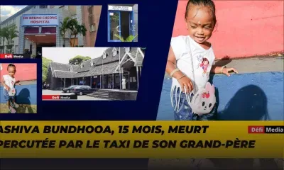 Ashiva Bundhooa, 15 mois, meurt percutée par le taxi de son grand-père : «Elle était une petite fille joviale» confie son oncle