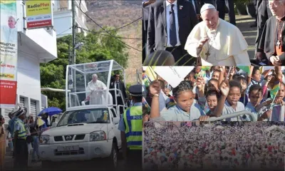 [En images] Les temps forts de la visite du pape François à Maurice