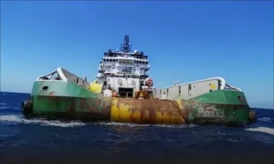 Exercice de pompage à bord du Sir Gaëtan : environ 41 m3 d’hydrocarbures extraits de l’épave