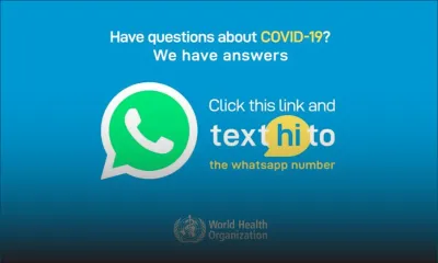 Covid-19 : l’OMS met en place un service de FAQS via WhatsApp