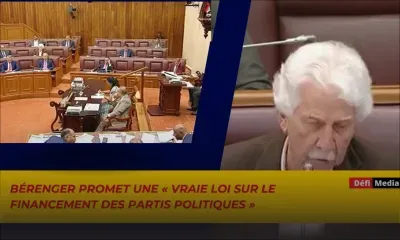 Bérenger promet une « vraie loi sur le financement des partis politiques » 