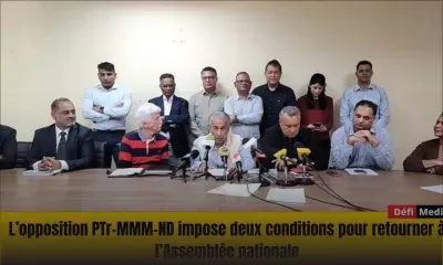 Retour à l’Assemblée nationale : l’opposition PTr-MMM-ND impose deux conditions