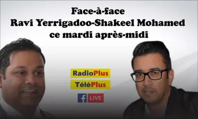 Radio Plus : face-à-face Ravi Yerrigadoo-Shakeel Mohamed ce mardi après-midi