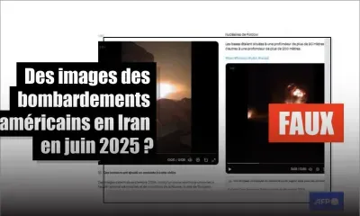 [Fact-checking] Non, ces vidéos ne montrent pas les frappes américaines en Iran