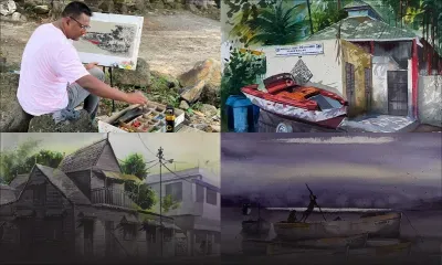 Faizal Dilloo: sa vie en aquarelle