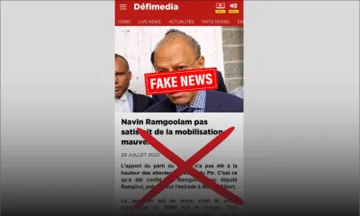 Fake news en circulation !