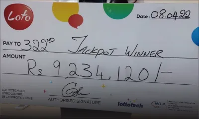 Loto : un habitant de Quartier-Militaire empoche Rs 9,2 millions 