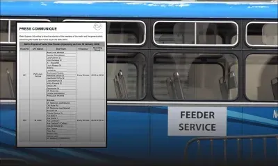 [Document] Metro Express : voici les endroits où vous pouvez prendre les Feeder Buses