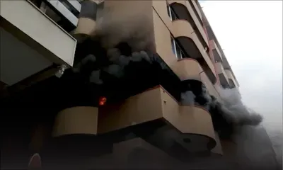 Port-Louis : incendie à Fon Sing Building, bâtiment abritant la National Library