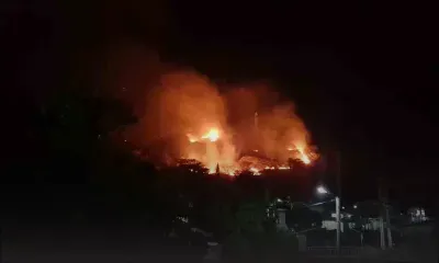 Feux d’herbe entre Plaine-Verte et Vallée-Pitot 