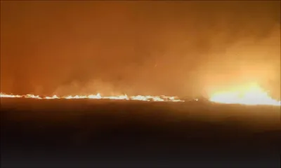 Incendie dans un champ de canne à Grand-Baie : la circulation routière perturbée