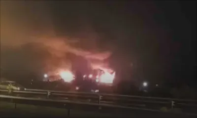 Incendie dans une usine à Union Park 