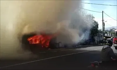Sainte-Croix : incendie dans un atelier 