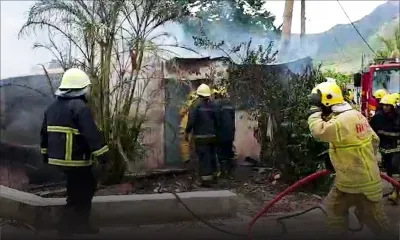 Résidence La Cure : une maison en tôle ravagée par les flammes