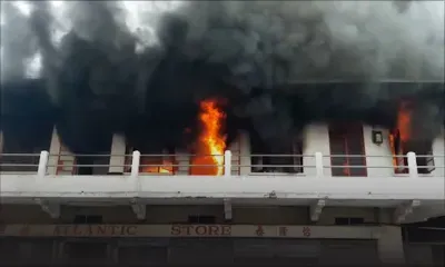 Port-Louis : incendie dans un entrepôt 