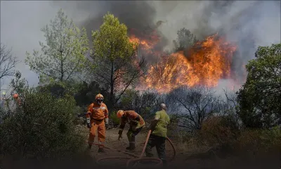 France : violent incendie sur la Côte d'Azur, évacuations et scènes de désolation
