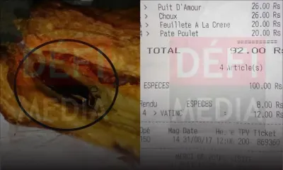 A Vacoas : il découvre un cafard vivant dans un feuilleté