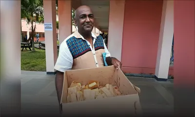 Élections villageoises 2020 – Bon-Accueil : distribution de ‘feuilletés’ aux agents et candidats
