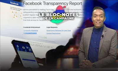 Bloc-notes de la campagne - Politique 2.0 : Maurice se trouve sur une «Facebook censorship list»